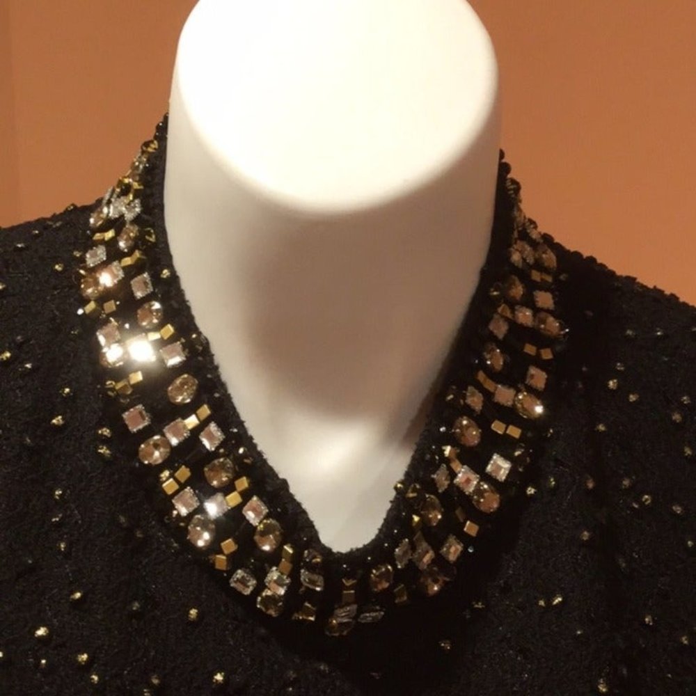 Vince Camuto Jeweled Fit & Flare Dress size 10 - Picture 4 of 7
